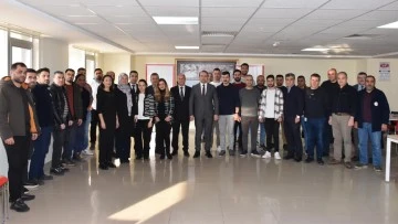 İl Sağlık M&uuml;d&uuml;r&uuml; Şenkul'dan idari ve teknik personele teşekk&uuml;r belgesi