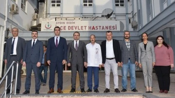 İl Sağlık M&uuml;d&uuml;r&uuml; Şenkul Didim Devlet Hastanesi'nde incelemelerde bulundu