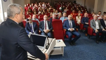 İlk ders Başkan Kaplan'dan