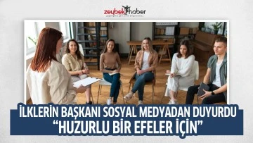 İLKLERİN BAŞKANI SOSYAL MEDYADAN DUYURDU