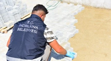 İNCİRLİOVA BELEDİYESİ&rsquo;NİN YOL HAMLESİ TAM KAPASİTE S&Uuml;R&Uuml;YOR
