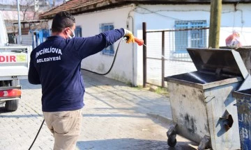 İncirliova&rsquo;da zararlılara karşı m&uuml;cadele s&uuml;r&uuml;yor