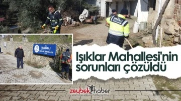 Işıklar Mahallesi'nin sorunları &ccedil;&ouml;z&uuml;ld&uuml;