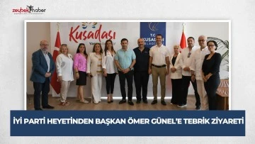 İYİ PARTİ HEYETİNDEN BAŞKAN &Ouml;MER G&Uuml;NEL&rsquo;E TEBRİK ZİYARETİ