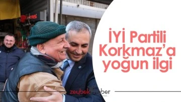 İYİ Partili Korkmaz&rsquo;a yoğun ilgi