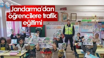 Jandarma'dan &ouml;ğrencilere trafik eğitimi