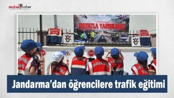 Jandarma&rsquo;dan &ouml;ğrencilere trafik eğitimi