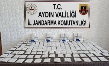 Jandarma ekiplerinden ka&ccedil;ak sigara operasyonu