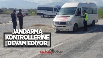 Jandarma kontrollerine devam ediyor