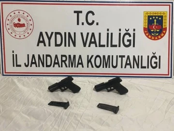 Jandarma ş&uuml;phesinde haklı &ccedil;ıktı, ruhsatsız tabanca ele ge&ccedil;irildi