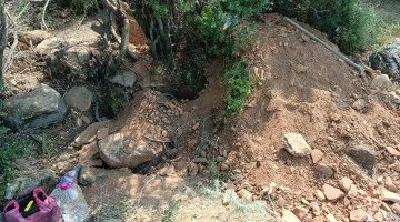 Ka&ccedil;ak kazı yaparken su&ccedil;&uuml;st&uuml; yakalandılar