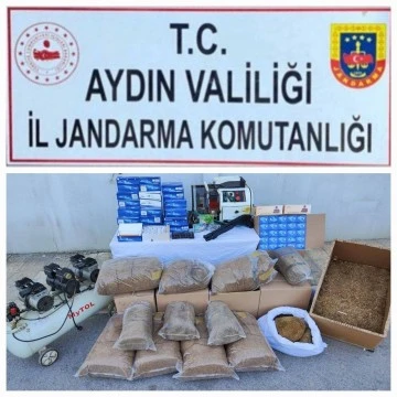Ka&ccedil;ak sigara imalathanesine baskın