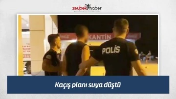 Ka&ccedil;ış planı suya d&uuml;şt&uuml;