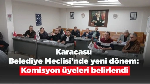 Karacasu Belediye Meclisi&rsquo;nde yeni d&ouml;nem: Komisyon &uuml;yeleri belirlendi