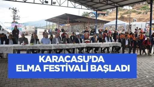  Karacasu&rsquo;da Elma Festivali başladı