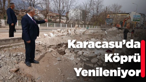 Karacasu&rsquo;da K&ouml;pr&uuml; Yenileniyor