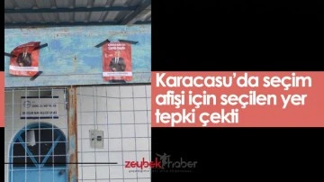 Karacasu&rsquo;da se&ccedil;im afişi i&ccedil;in se&ccedil;ilen yer tepki &ccedil;ekti