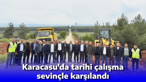 Karacasu'da tarihi &ccedil;alışma sevin&ccedil;le karşılandı