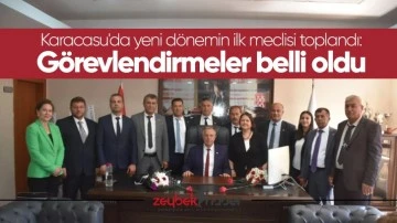 Karacasu'da yeni d&ouml;nemin ilk meclisi toplandı: G&ouml;revlendirmeler belli oldu