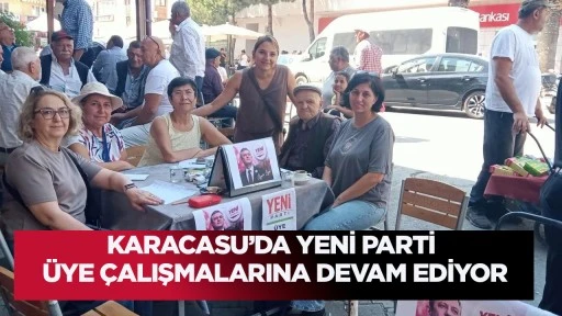 Karacasu’da YENİ Parti üye çalışmalarına devam ediyor