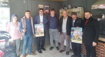 Karacasu İYİ Parti Belediye Başkan Adayı İnal'a esnaftan yoğun ilgi