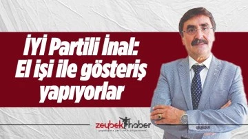 Karacasu İYİ Parti Belediye Başkan Adayı Zeki İnal: El işi ile g&ouml;steriş yapıyorlar