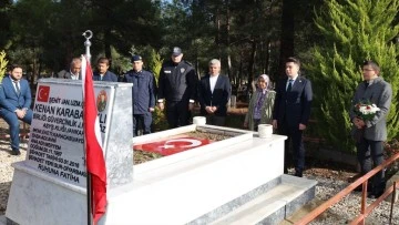 Karacasulu şehit Karabacaklı mezarı başında anıldı