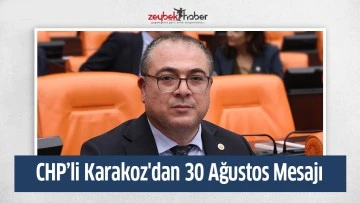 Karakoz'dan 30 Ağustos Mesajı