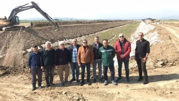 Ko&ccedil;arlı Bağarası Sulaması &ccedil;alışmaları hız kesmiyor