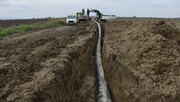 Ko&ccedil;arlı Bağarası Sulaması &ccedil;alışmaları hız kesmiyor