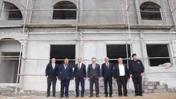 Ko&ccedil;arlı Cemevi ve K&uuml;lt&uuml;r Merkezi inşaatında sona yaklaşıldı