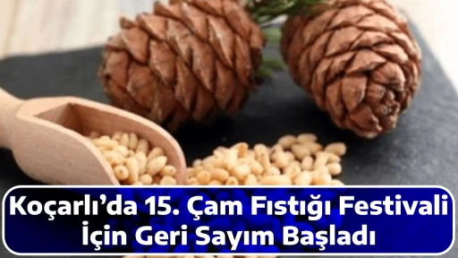 Ko&ccedil;arlı&rsquo;da 15. &Ccedil;am Fıstığı Festivali İ&ccedil;in Geri Sayım Başladı