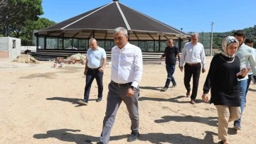 Ko&ccedil;arlı&rsquo;da iki mahallede daha sosyal tesis inşaatında sona geliniyor