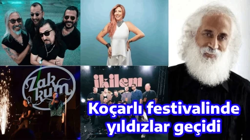 Ko&ccedil;arlı festivalinde yıldızlar ge&ccedil;idi