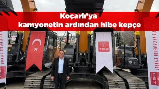 Ko&ccedil;arlı&rsquo;ya kamyonetin ardından hibe kep&ccedil;e