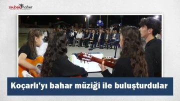 Ko&ccedil;arlı&rsquo;yı bahar m&uuml;ziği ile buluşturdular