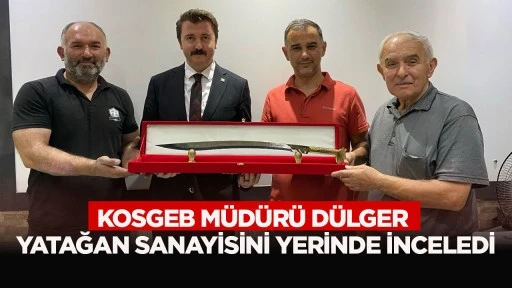 Kosgeb M&uuml;d&uuml;r&uuml; D&uuml;lger Yatağan sanayisini yerinde inceledi