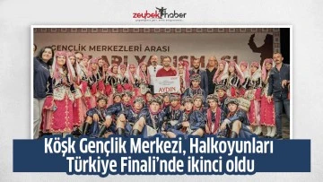 K&ouml;şk Gen&ccedil;lik Merkezi, Halkoyunları T&uuml;rkiye Finali&rsquo;nde ikinci oldu