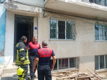 K&uuml;&ccedil;&uuml;k &ccedil;ocuğun ateşle oyunu yangına neden oldu