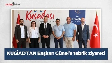 KUGİAD&rsquo;TAN Başkan &Ouml;mer G&uuml;nel&rsquo;e tebrik ziyareti