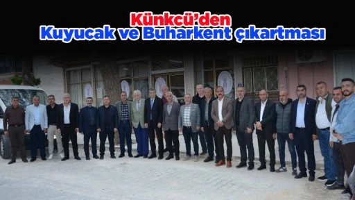 K&uuml;nkc&uuml;&rsquo;den Kuyucak ve Buharkent &ccedil;ıkartması