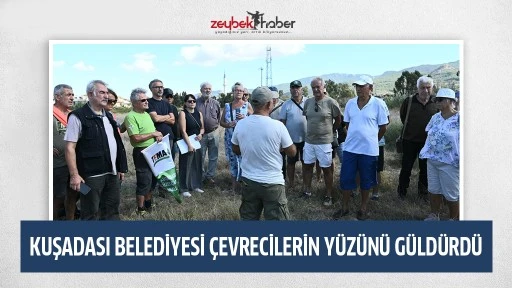 KUŞADASI BELEDİYESİ &Ccedil;EVRECİLERİN Y&Uuml;Z&Uuml;N&Uuml; G&Uuml;LD&Uuml;RD&Uuml;