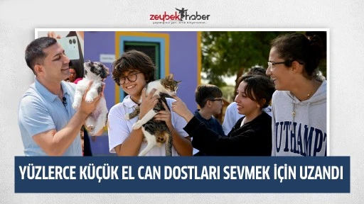 KUŞADASI BELEDİYESİ &Ccedil;OCUKLARI CAN DOSTLARLA BULUŞTURDU