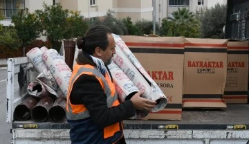 Kuşadası Belediyesi&rsquo;nden soba yardımı