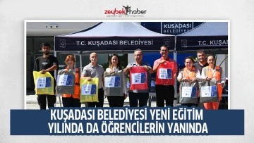 KUŞADASI BELEDİYESİ YENİ EĞİTİM YILINDA DA &Ouml;ĞRENCİLERİN YANINDA