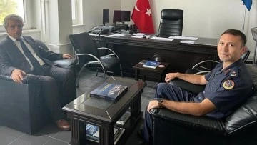 Kuşadası Kaymakamı Keklik, kurum yetkilileri ile g&ouml;r&uuml;şmelerine devam ediyor
