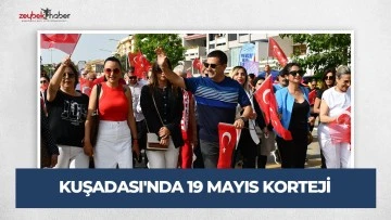 KUŞADASI'NDA 19 MAYIS KORTEJİ