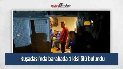 Kuşadası&rsquo;nda barakada 1 kişi &ouml;l&uuml; bulundu