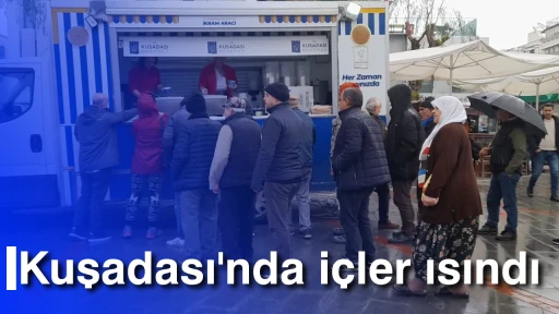 Kuşadası'nda i&ccedil;ler ısındı