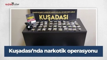 Kuşadası&rsquo;nda narkotik operasyonu
